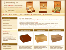 Tablet Screenshot of humidory.sk