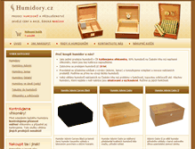 Tablet Screenshot of humidory.cz